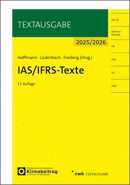 Abbildung von Hoffmann / Lüdenbach | IAS/IFRS-Texte 2025/2026 | 17. Auflage | 2025 | beck-shop.de