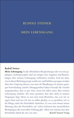 Abbildung von Steiner / Rudolf | Mein Lebensgang | 10. Auflage | 2025 | beck-shop.de