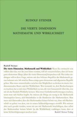 Abbildung von Steiner / Rudolf | Die vierte Dimension. Mathematik und Wirklichkeit. | 2. Auflage | 2025 | beck-shop.de