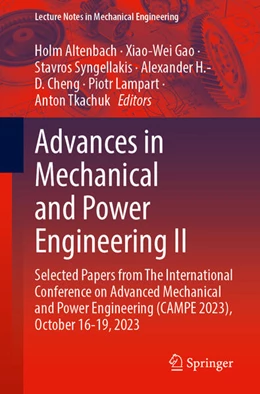 Abbildung von Altenbach / Gao | Advances in Mechanical and Power Engineering II | 1. Auflage | 2025 | beck-shop.de