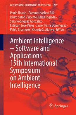 Abbildung von Novais / B. D. | Ambient Intelligence – Software and Applications – 15th International Symposium on Ambient Intelligence | 1. Auflage | 2025 | beck-shop.de