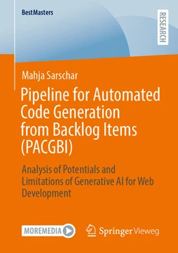 Abbildung von Sarschar | Pipeline for Automated Code Generation from Backlog Items (PACGBI) | 1. Auflage | 2025 | beck-shop.de