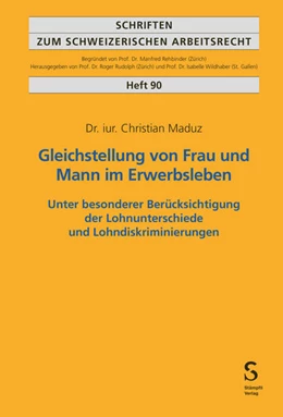 Abbildung von Maduz | Gleichstellung von Frau und Mann im Erwerbsleben | 1. Auflage | 2024 | beck-shop.de