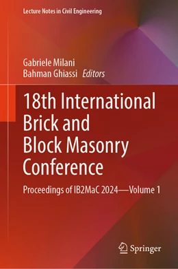 Abbildung von Milani / Ghiassi | 18th International Brick and Block Masonry Conference | 1. Auflage | 2024 | beck-shop.de