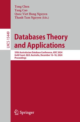 Abbildung von Chen / Cao | Databases Theory and Applications | 1. Auflage | 2024 | beck-shop.de