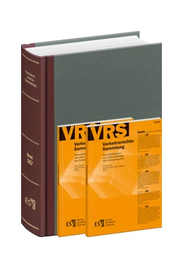 Abbildung von Erich Schmidt Verlag GmbH & Co. KG | Verkehrsrechts-Sammlung (VRS) Band 147 | 1. Auflage | 2025 | beck-shop.de