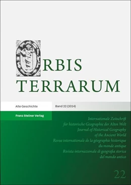 Abbildung von Rathmann | Orbis Terrarum 22 (2024) | 1. Auflage | 2025 | beck-shop.de
