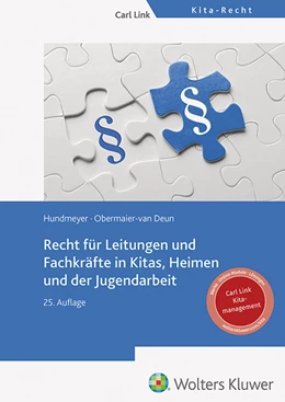 Abbildung von Hundmeyer / Obermaier-Van Deun | Recht für Leitungen und Fachkräfte in Kitas, Heimen und der Jugendarbeit | 25. Auflage | 2025 | beck-shop.de