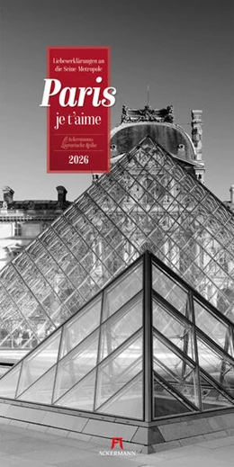 Abbildung von Ackermann Kunstverlag GmbH | Paris, je t'aime - Literatur-Kalender 2026 | 1. Auflage | 2025 | beck-shop.de