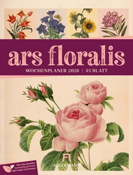 Abbildung von Ackermann Kunstverlag GmbH | Ars Floralis - Vintage-Wochenplaner Kalender 2026 | 1. Auflage | 2025 | beck-shop.de