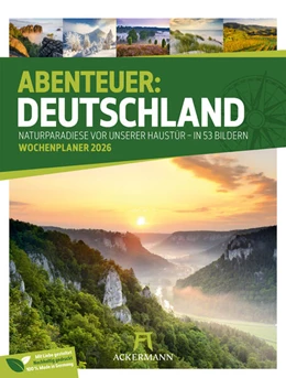 Abbildung von Ackermann Kunstverlag GmbH | Abenteuer Deutschland - Naturparadiese Wochenplaner Kalender 2026 | 1. Auflage | 2025 | beck-shop.de