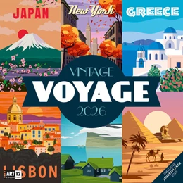 Abbildung von Ackermann Kunstverlag GmbH | Vintage Voyage - Reiseposter - Kalender 2026 - 30x30 | 1. Auflage | 2025 | beck-shop.de