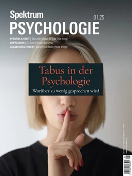 Abbildung von Spektrum der Wissenschaft | Spektrum Psychologie 1/2025 - Tabus in der Psychologie | 1. Auflage | 2024 | beck-shop.de