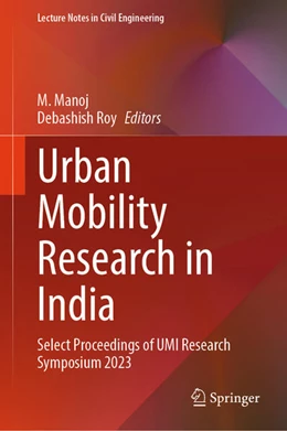 Abbildung von Manoj / Roy | Urban Mobility Research in India | 1. Auflage | 2024 | beck-shop.de