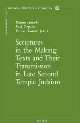 Abbildung von Hakola / Orpana | Scriptures in the Making | 1. Auflage | 2022 | beck-shop.de
