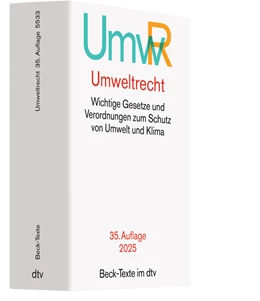 Abbildung von Umweltrecht: UmwR | 35. Auflage | 2025 | 5533 | beck-shop.de