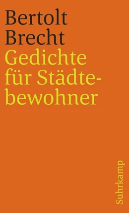 Abbildung von Brecht / Buono | Gedichte für Städtebewohner | 1. Auflage | 2025 | beck-shop.de