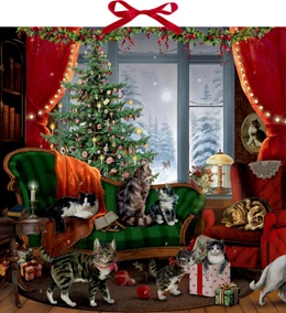 Abbildung von Wand-Adventskalender - Katzen am Fenster | 1. Auflage | 2025 | beck-shop.de