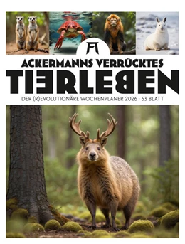 Abbildung von Ackermann Kunstverlag GmbH | Verrücktes Tierleben - Wochenplaner mit KI-Bildern Kalender 2026 | 1. Auflage | 2025 | beck-shop.de