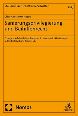 Abbildung von Hoppe | Sanierungsprivilegierung und Beihilfenrecht | 1. Auflage | 2025 | 93 | beck-shop.de