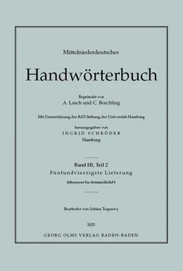 Abbildung von Schröder | Mittelniederdeutsches Handwörterbuch | 1. Auflage | 2025 | 45 | beck-shop.de