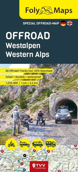 Abbildung von Bikerbetten - TVV Touristik Verlag GmbH | FolyMaps OFFROAD Westalpen 1:250 000 | 2. Auflage | 2025 | beck-shop.de