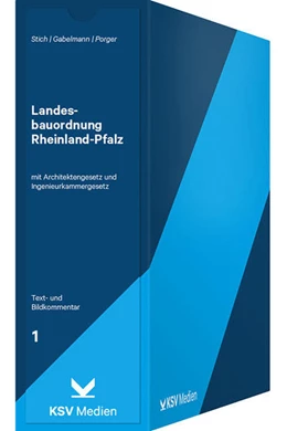 Abbildung von Stich / Gabelmann | Landesbauordnung Rheinland-Pfalz (LBauO) | 1. Auflage | 2025 | beck-shop.de