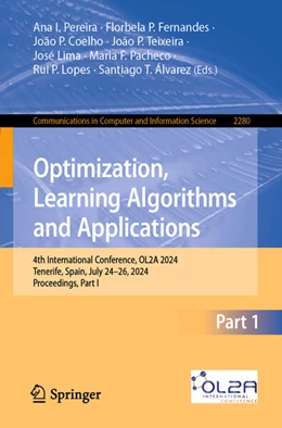 Abbildung von Pereira / Fernandes | Optimization, Learning Algorithms and Applications | 1. Auflage | 2024 | beck-shop.de