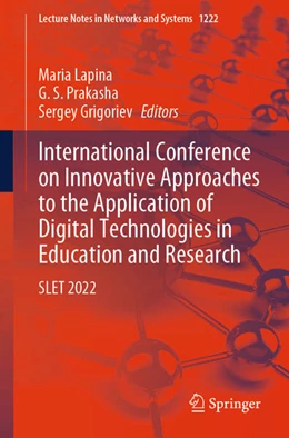 Abbildung von Lapina / Prakasha | International Conference on Innovative Approaches to the Application of Digital Technologies in Education and Research | 1. Auflage | 2024 | beck-shop.de