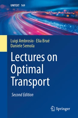 Abbildung von Ambrosio / Brué | Lectures on Optimal Transport | 2. Auflage | 2024 | beck-shop.de