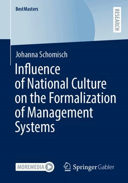 Abbildung von Schomisch | Influence of National Culture on the Formalization of Management Systems | 1. Auflage | 2025 | beck-shop.de