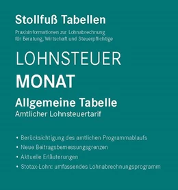 Abbildung von Tabelle, Lohnsteuer 2025 Monat | 66. Auflage | 2025 | beck-shop.de