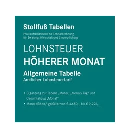 Abbildung von Tabelle, Lohnsteuer 2025 Höherer Monat | 103. Auflage | 2025 | beck-shop.de