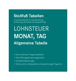 Abbildung von Tabelle, Lohnsteuer 2025 Monat, Tag | 66. Auflage | 2025 | beck-shop.de