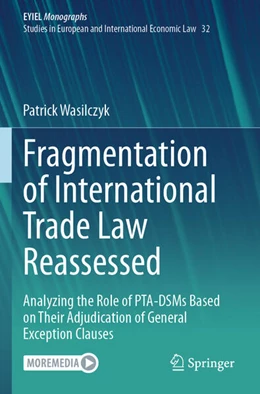 Abbildung von Wasilczyk | Fragmentation of International Trade Law Reassessed | 1. Auflage | 2024 | beck-shop.de