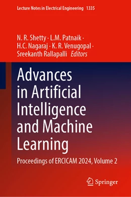 Abbildung von Shetty / Patnaik | Advances in Artificial Intelligence and Machine Learning | 1. Auflage | 2025 | beck-shop.de