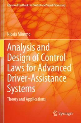 Abbildung von Mimmo | Analysis and Design of Control Laws for Advanced Driver-Assistance Systems | 1. Auflage | 2025 | beck-shop.de