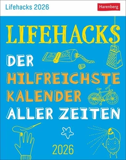 Abbildung von Artel | Lifehacks Tagesabreißkalender 2026 - Der hilfreichste Kalender aller Zeiten | 1. Auflage | 2025 | beck-shop.de