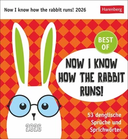 Abbildung von Harenberg | Now I know how the rabbit runs Postkartenkalender 2026 - 53 denglische Sprüche und Sprichwörter | 1. Auflage | 2025 | beck-shop.de