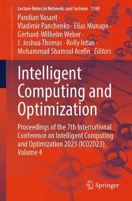 Abbildung von Vasant / Panchenko | Intelligent Computing and Optimization | 1. Auflage | 2025 | beck-shop.de