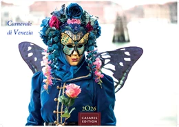 Abbildung von Venedig Karneval Kalender 2026 50x35 cm -Wandkalender mit Karneval-Fotos, fantasievollen Masken und Kostümen | 1. Auflage | 2025 | beck-shop.de