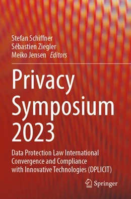 Abbildung von Schiffner / Jensen | Privacy Symposium 2023 | 1. Auflage | 2025 | beck-shop.de