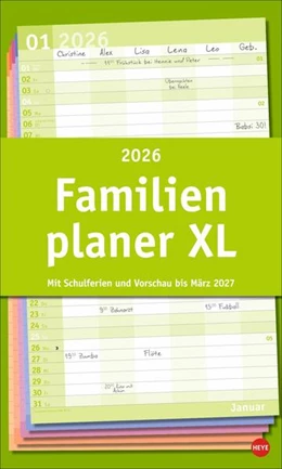 Abbildung von Heye | Basic Familienplaner XL 2026 | 1. Auflage | 2025 | beck-shop.de