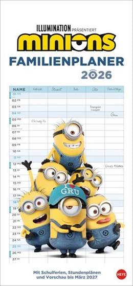 Abbildung von Heye | Minions Familienplaner 2026 | 1. Auflage | 2025 | beck-shop.de