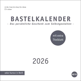 Abbildung von Premium-Bastelkalender weiß klein 2026 | 1. Auflage | 2025 | beck-shop.de