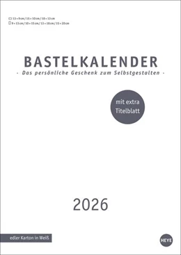 Abbildung von Premium-Bastelkalender weiß A4 2026 | 1. Auflage | 2025 | beck-shop.de