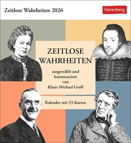 Abbildung von Groll | Zeitlose Wahrheiten Postkartenkalender 2026 - Kalender mit 53 Karten, ausgewählt und kommentiert von Klaus Michael Groll | 1. Auflage | 2025 | beck-shop.de