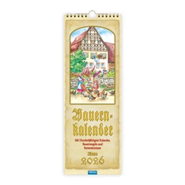 Abbildung von Trötsch Verlag GmbH & Co. KG | Trötsch Maxi-Streifenkalender Bauernkalender 2026 mit Hundertjährigem Kalender, Bauernregeln und Ferienterminen | 1. Auflage | 2025 | beck-shop.de