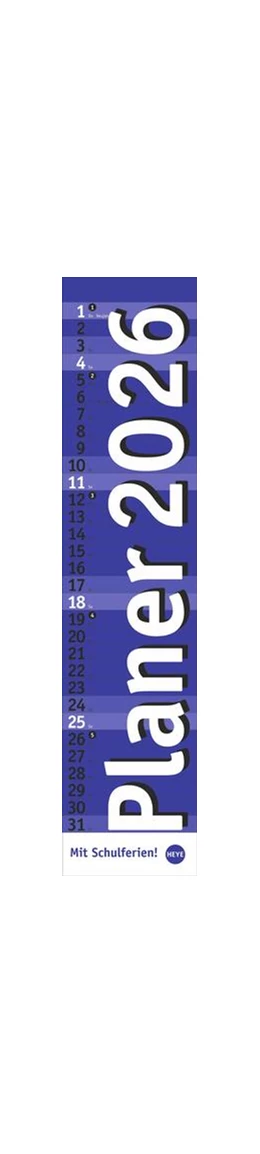 Abbildung von Heye | Langplaner, blau 2026 | 1. Auflage | 2025 | beck-shop.de