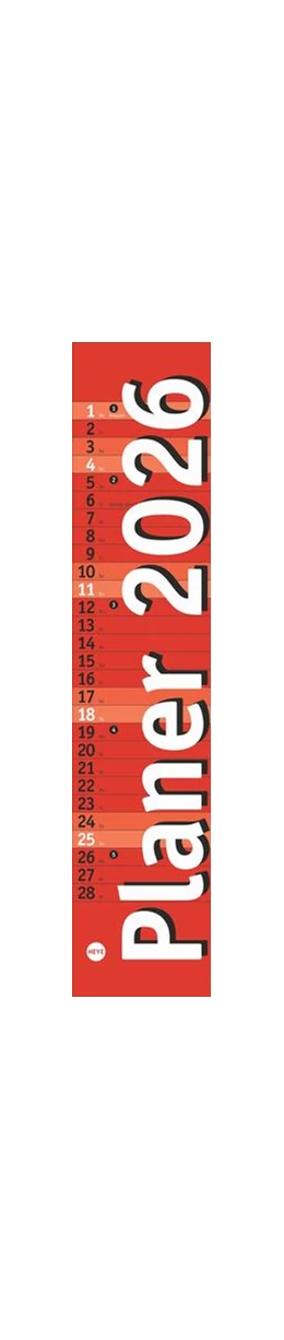 Abbildung von Heye | Langplaner mini, rot 2026 | 1. Auflage | 2025 | beck-shop.de